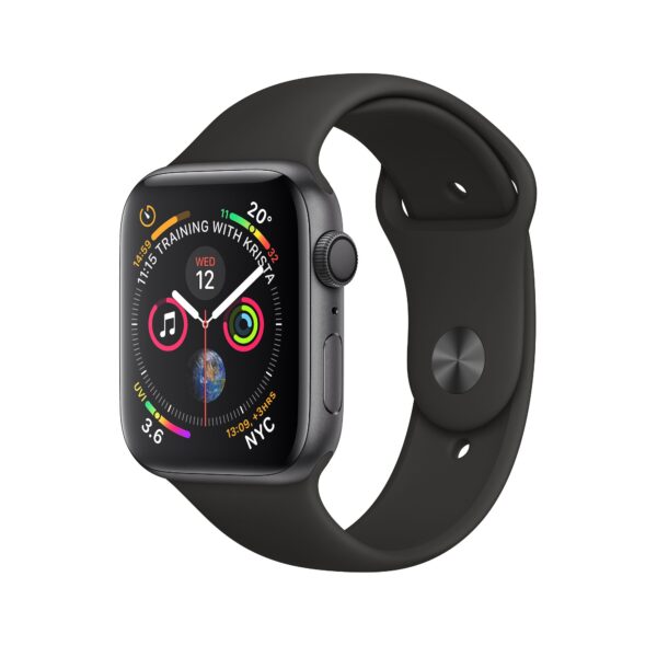 Apple Watch Series 4 Space Grey Aluminium Case with Black Sport Band