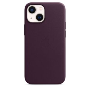 iPhone 13 mini Leather Case with MagSafe - Dark Cherry