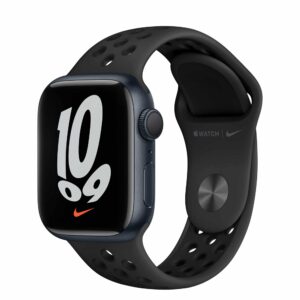 Apple Watch Nike Series 7 Midnight Aluminium Case with Anthracite/Black Nike Sport Band