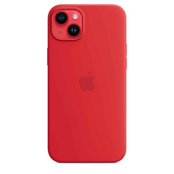 iPhone 14 Plus Silicone Case with MagSafe - Product Red