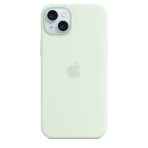 iPhone 15 Plus Silicone Case with MagSafe - Soft Mint